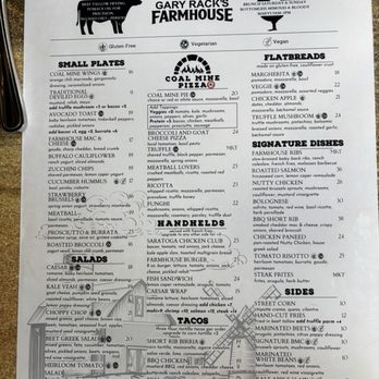 Gary Rack’s Farmhouse Kitchen - Menu - Bars Near Me - Delray Beach, Florida