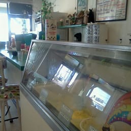 the ice cream case
