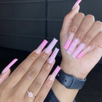 Spa Nails & Waxing - This is what I asked for so pretty close but not shaped or lengjy - Nail Salons Near Me - Pleasant Hill, California Spa Nails & Waxing - This is what I asked for so pretty close but not shaped or lengjy - Nail Salons Near Me - Pleasant Hill, California