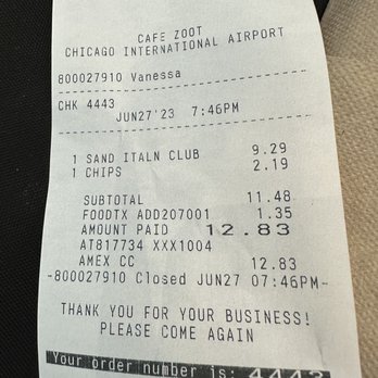Cafe Zoot - Expensive for barely any meat and pickled jalapeños - Sandwiches Near Me - Chicago, Illinois