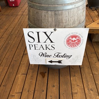 Six Peaks Winery - Signage - Wineries Near Me - Hillsboro, Oregon