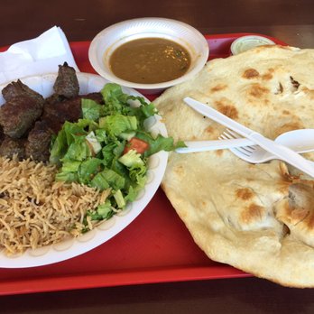 Kabob Place - Lamb and seekh kabob combo with chick peas, rice, salad and naan. - Afghan Near Me - Henrico, Virginia Kabob Place - Lamb and seekh kabob combo with chick peas, rice, salad and naan. - Afghan Near Me - Henrico, Virginia