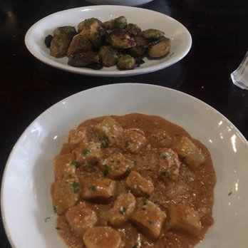 Fresco - Side of Brussels and split plate of Ricotta Gnocchi (House Made). - Italian Near Me - East Greenwich, Rhode Island Fresco - Side of Brussels and split plate of Ricotta Gnocchi (House Made). - Italian Near Me - East Greenwich, Rhode Island
