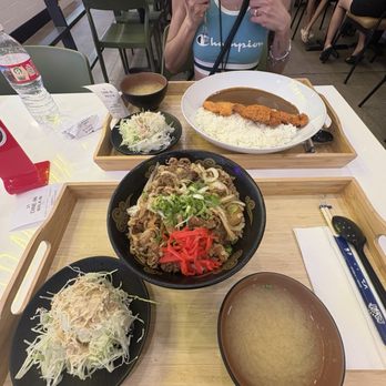 Curry Ya - My bowl of Gyudon and other side we got Organic Chicken Katsu with Mild Curry .. Mouth watering!! - Japanese Curry Near Me - Las Vegas, Nevada Curry Ya - My bowl of Gyudon and other side we got Organic Chicken Katsu with Mild Curry .. Mouth watering!! - Japanese Curry Near Me - Las Vegas, Nevada