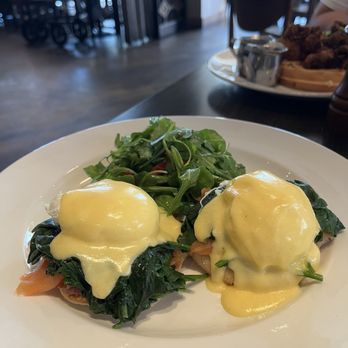 Stella San Jac - Smoked Salmon Benedict* - New American Near Me - Austin, Texas