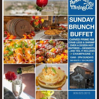 Pomona Valley Mining Co - Ads on website says buffet ends 3pm. - New American Near Me - Pomona, California Pomona Valley Mining Co - Ads on website says buffet ends 3pm. - New American Near Me - Pomona, California