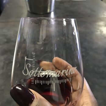 Sottomarino Winery - Love their cute tasting glasses! - Wineries Near Me - San Francisco, California