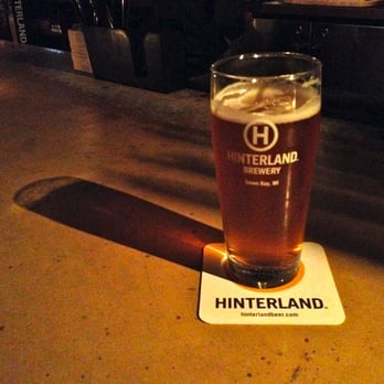 Hinterland Brewery - At the bar. - New American Near Me - Green Bay, Wisconsin
