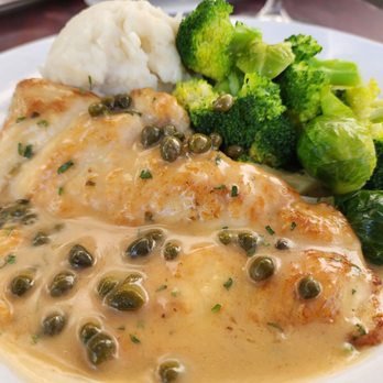 The Cask - Chicken piccata - Wine Bars Near Me - San Carlos, California
