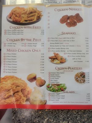 Menu photo 3 Crown Fried Chicken Leominster, MA Menu photo 3 Crown Fried Chicken Leominster, MA