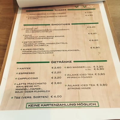 Menu photo 5 Vevay Frankfurt, HE Menu photo 5 Vevay Frankfurt, HE