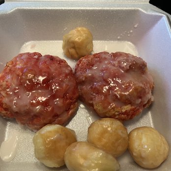 BJ Cinnamon - Fresh Raspberry Scones and Donut Holes - Bakeries Near Me - Folsom, California
