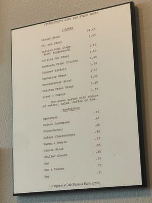 Menu photo 1 Livingston's Cafe Wichita, KS