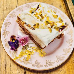 Plush Cafe - Crazy Vegan Carrot & Avocado Cake