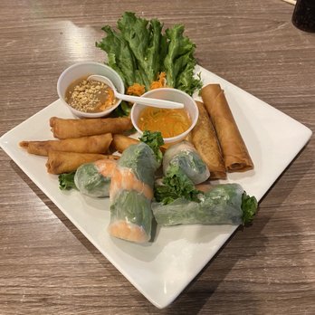 Bone & Broth - Wrapped shrimp, Vietnamese egg roll and shrimp spring roll. - Vietnamese Near Me - Ontario, California