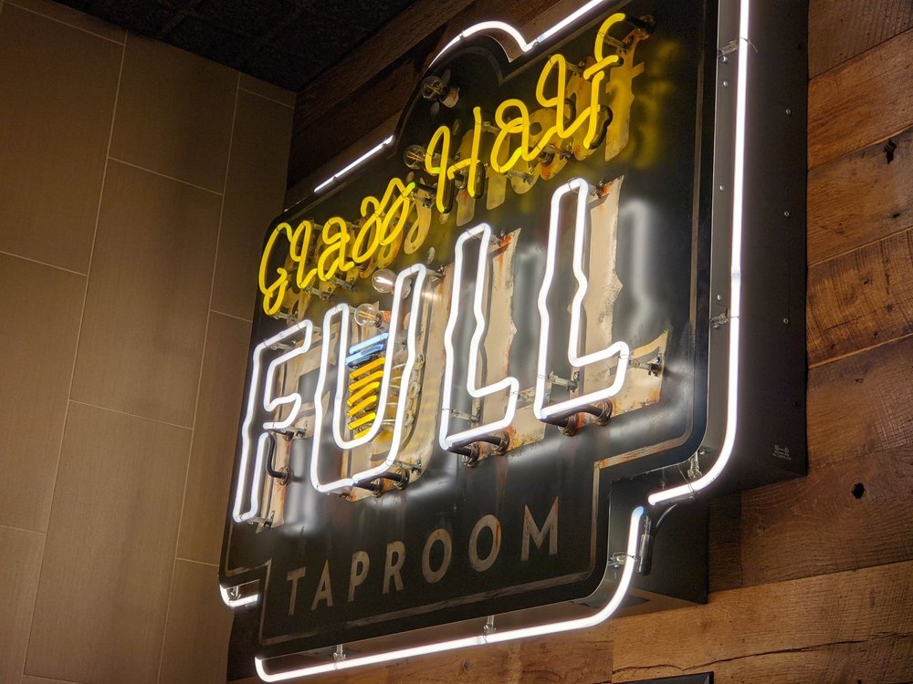 Glass Half Full Taproom Logo