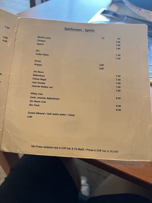 Menu photo 5 Restaurant Aare-Café Interlaken, BE Menu photo 5 Restaurant Aare-Café Interlaken, BE