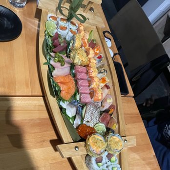 Kusshi - Kusshi Row Boat (?) - Sushi Bars Near Me - Vienna, Virginia Kusshi - Kusshi Row Boat (?) - Sushi Bars Near Me - Vienna, Virginia