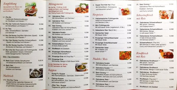 Menu photo 2 Mekong Straubing, BY