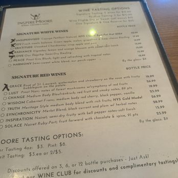 Inspire Moore Winery - Wineries Near Me - Naples, New York