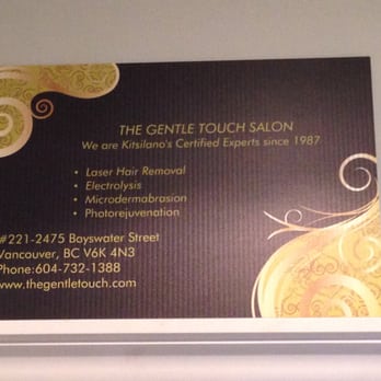 The Gentle Touch - Laser Hair Removal Near Me - Vancouver, British Columbia The Gentle Touch - Laser Hair Removal Near Me - Vancouver, British Columbia