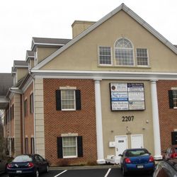 Side of building facing Oregon Pike