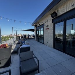 Great views from the rooftop patio