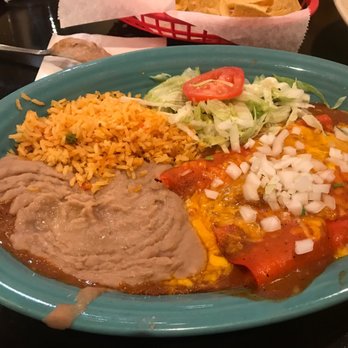 Grand Tequila Mexican Restaurant & Cantina - Cheese enchilada plate with extra onions on top - Mexican Near Me - San Antonio, Texas Grand Tequila Mexican Restaurant & Cantina - Cheese enchilada plate with extra onions on top - Mexican Near Me - San Antonio, Texas