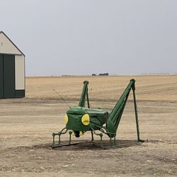 Mount Sunflower - Caterpillar made of old tractor parts. About 2 miles north of Goodland, KS on route 27. Part of the Land and Sky scenic byway.