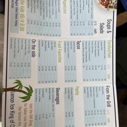 3/29/25 menu