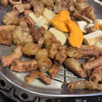Hwang Soh Grill - Beef small intestine & large intestine - Korean Near Me - Morton Grove, Illinois Hwang Soh Grill - Beef small intestine & large intestine - Korean Near Me - Morton Grove, Illinois