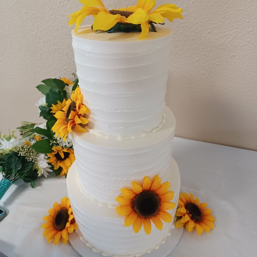 C Marie's Sweets - MY BRIDESMAIDS HAD TO PUT MY SUNFLOWERS ON MY CAKE. THEY DETAILED MY HUSBANDS CAKE, BUT COULDNT PUT SUNFLOWERS ON MY CAKE?? - Bakeries Near Me - Bedford, Texas C Marie's Sweets - MY BRIDESMAIDS HAD TO PUT MY SUNFLOWERS ON MY CAKE. THEY DETAILED MY HUSBANDS CAKE, BUT COULDNT PUT SUNFLOWERS ON MY CAKE?? - Bakeries Near Me - Bedford, Texas