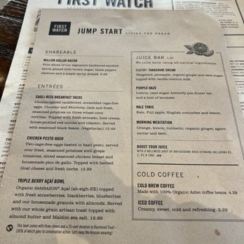 First Watch - Menu - Breakfast & Brunch Near Me - Fort Mill, South Carolina First Watch - Menu - Breakfast & Brunch Near Me - Fort Mill, South Carolina