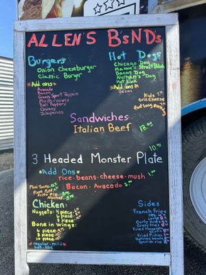 Menu photo 3 Allen’s B’s N D’s Canyon Lake, TX Menu photo 3 Allen’s B’s N D’s Canyon Lake, TX