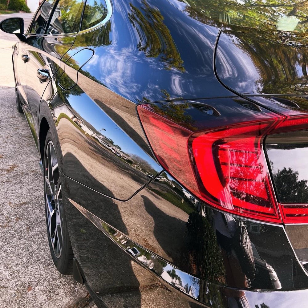 Squeaky clean 2021 Hyundai Sonata N-Line post trip to Prime Car Wash Squeaky clean 2021 Hyundai Sonata N-Line post trip to Prime Car Wash