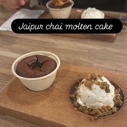 Jaipur Chai Molten Cake Jaipur Chai Molten Cake