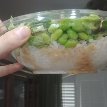 PurePoke - They do add sauce (soy I think?) even if you don't add any. - Poke Near Me - Frisco, Texas