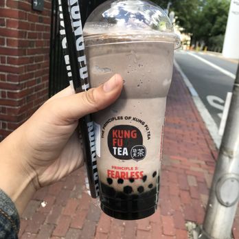 Kung Fu Tea - Oreo Slush - Bubble Tea Near Me - Cambridge, Massachusetts