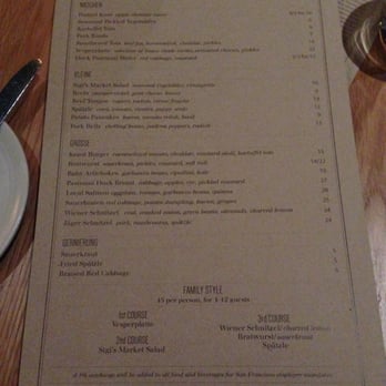 Schroeder's - Food menu - Pubs Near Me - San Francisco, California
