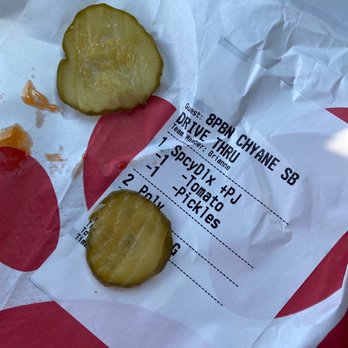 Chick-fil-A - Ordered no pickles - Fast Food Near Me - Vacaville, California