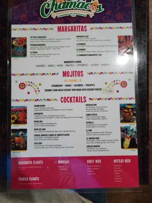 Menu photo 4 Los Chamacos Mexican Restaurant Arlington, VA