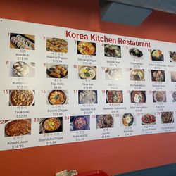 Arirang Korea Restaurant - Current Menu Nov. 2023