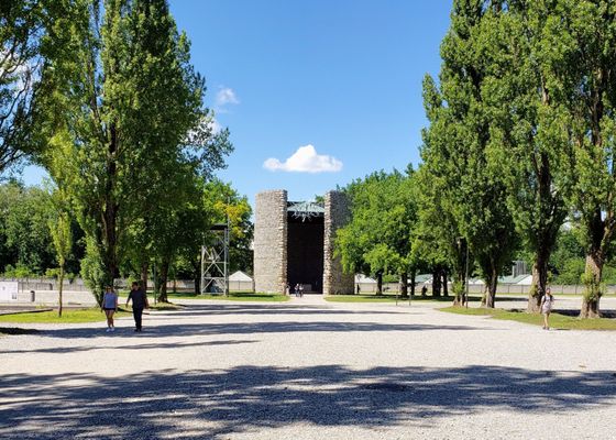 Dachau Concentration Camp Memorial Site by null