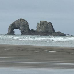 Twin Rocks at Rockaway Beach