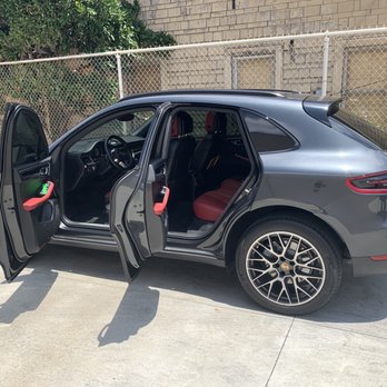 G5 Tint Shop - Tint contrast pops the red leather interior! - Home Window Tinting Near Me - Pasadena, California