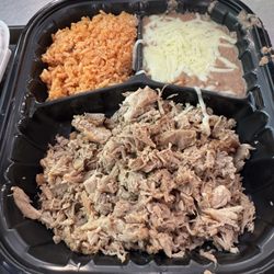 La Costa - Carnitas plate tortillas also priovided