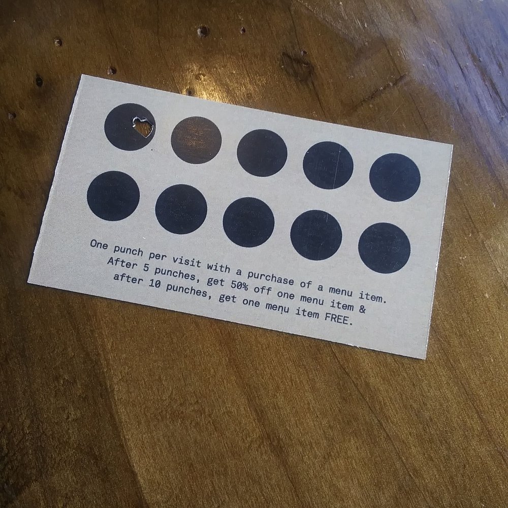 District Coffee - Punch card. - Coffee & Tea Near Me - El Paso, Texas