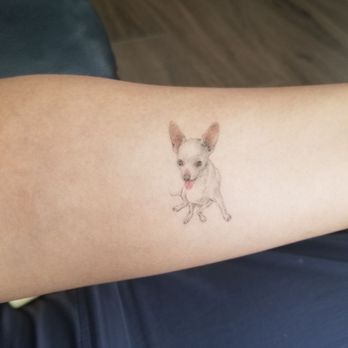 Paw Tattoo - Healed tattoo of Casper by Jia - Tattoo Near Me - San Mateo, California