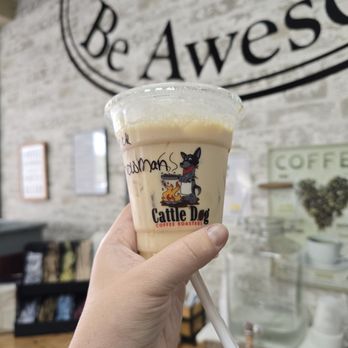 Cattle Dog Coffee Roasters - The snowman latte - heavy milk and sweetener taste, lacked the coffee flavor. - Coffee & Tea Near Me - Homosassa, Florida