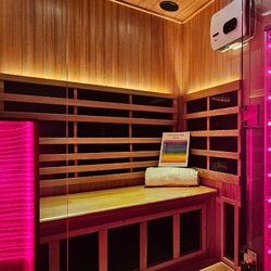 SolShine Tanning & Wellness - Enjoy 40 minutes in Clearlight infrared sauna. Add RLT, Salt Therapy, Chromatherapy & Aromatherapy.